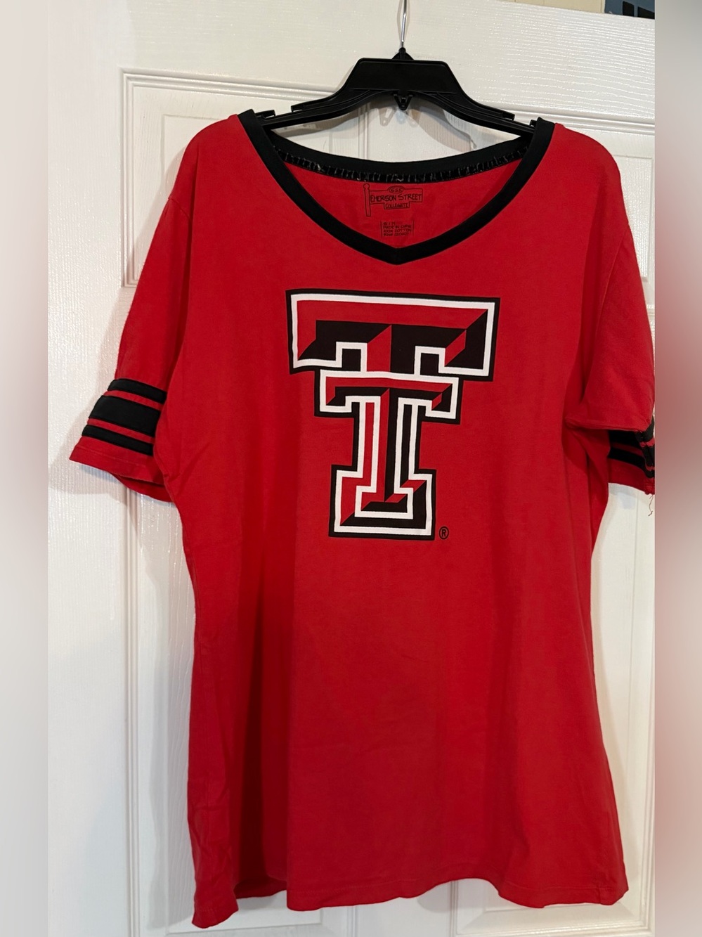 Texas Tech Red Raiders Football Jersey Dress/Nightshirt Size S/M Red